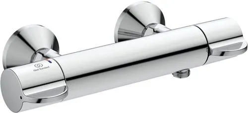 Ideal Standard Mitigeur thermostatique de douche encastré CeraPlus Safe, sortie 82 mm, chromé