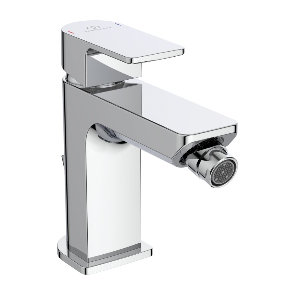 Ideal Standard Robinetterie de bidet Edge, avec évacuation, saillie 115 mm, chromé