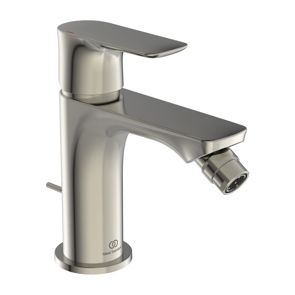 Robinetterie de bidet Connect Air, sortie 114 mm, avec garniture de vidange Silver Storm - Ideal Standard