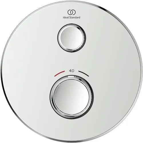Thermostat de douche encastré Ideal Standard Ceratherm Navigo 1 utilisateur rond chromé