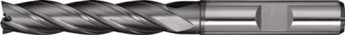 Fraise à queue cylindrique Tecwerk D844 Type N Ø 16 mm, L.73 mm, HSS-Co8 TiCN, Weldon, 4 dents, longue