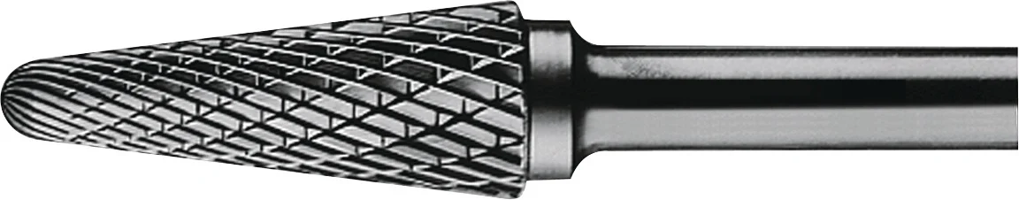 Fraise à queue KEL Ø12 mm, longueur de tête 32 mm, Ø de tige 6 mm, HM, denture croisée TECWERK