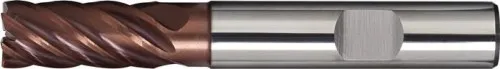 Fraise à queue DIN 6527L Ø 20 mm VHM TiAlN 35-38° HB 8 dents longue