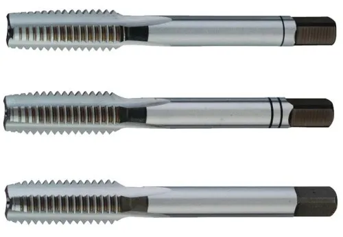 Jeu de tarauds à main DIN 352 M4 x 0,7 mm HSS ISO2 (6H) 3 pièces TECWERK — lot de 3