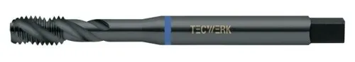 Tecwerk Taraud machine DIN 371C VA M4x0,7mm HSS-Co nitr. et vaporisé 6H