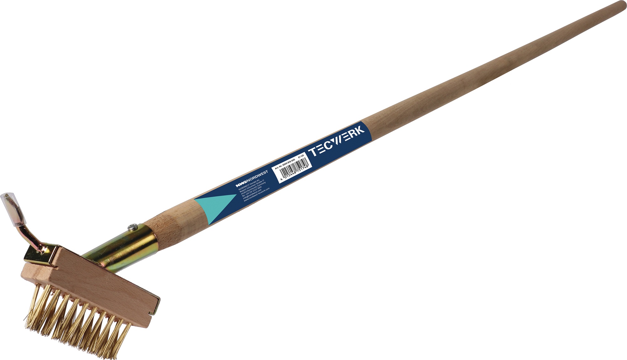Brosse à joints MS avec tête et mandrin interchangeables TECWERK