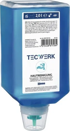Nettoyant pour les mains 2 l Variofl. pour 4707 010 009 salissures légères à moyennes TECWERK
