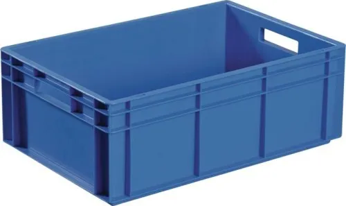 Bac de transport Tecwerk 400x300x220 mm bleu PP avec poignées traversantes