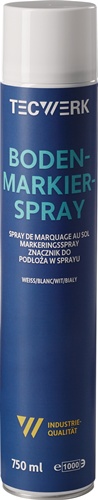Tecwerk Spray de marquage au sol 750 ml blanc (aérosol)