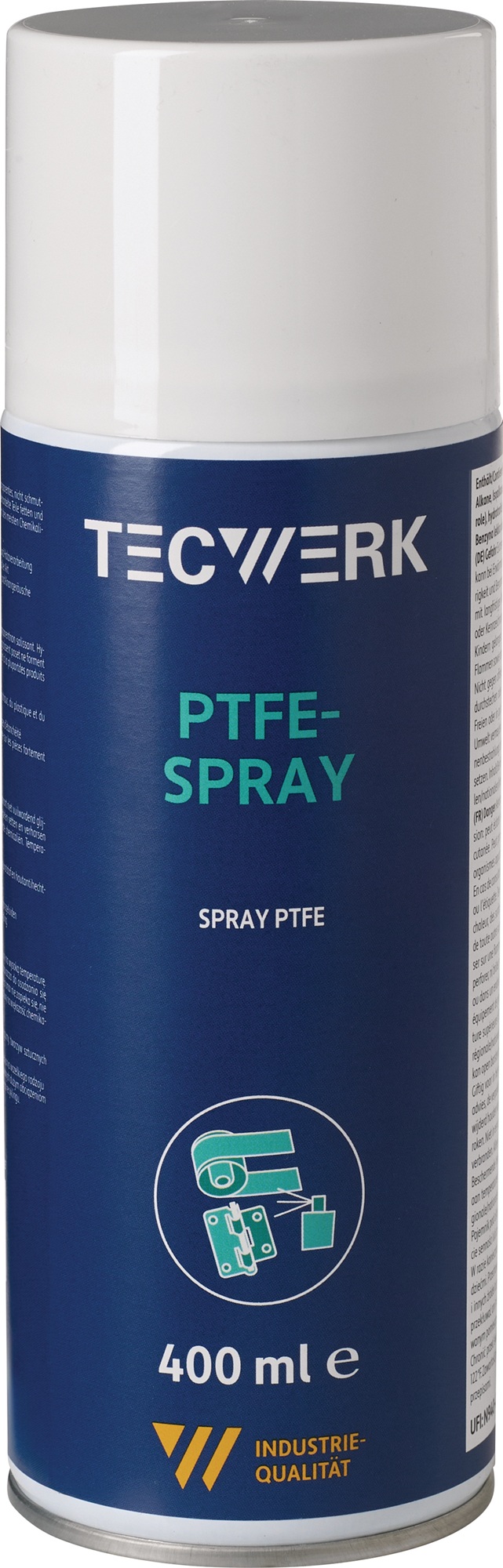 Spray PTFE blanc 400 ml aérosol TECWERK
