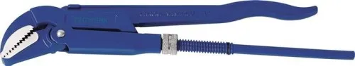 Pince à tube coudée Tecwerk Longueur totale 425 mm Ouverture 0-62 mm pour tubes 1 1/2 pouce