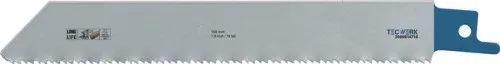 Lame de scie sabre Tecwerk L.150mm B.19mm TPI 14 1,8mm 25 pcs/blister TW