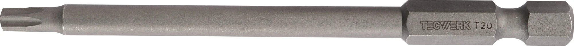 Tecwerk Bit 1/4" T 40 L.89mm — lot de 10 pièces