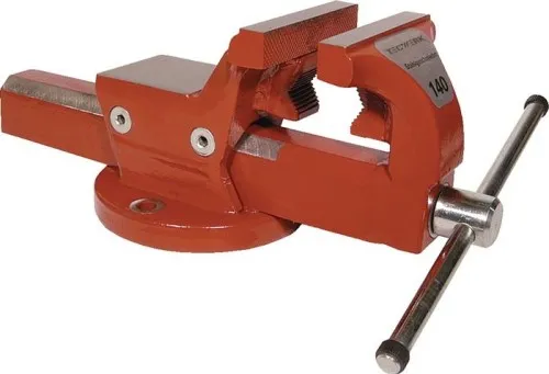 Tecwerk Étau parallèle à mâchoires B.140 mm Serrage-L.200 mm avec support de tube
