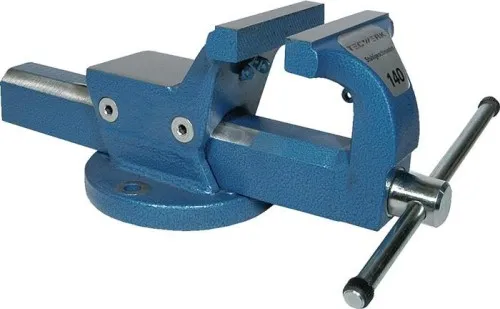 Étau parallèle Tecwerk mâchoires 140 mm, largeur de serrage 200 mm, serrage total 96 mm
