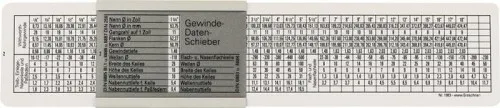 Taraud à fileter DIN Tecwerk pour M/MF/BSW/G