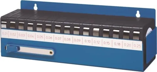 Jeu de bandes de calibrage Tecwerk 0,01-0,25 mm INOX L.5m L.12,7mm