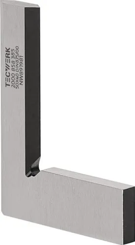 Équerre de précision Tecwerk DIN 875/00, côté L 75x50 mm
