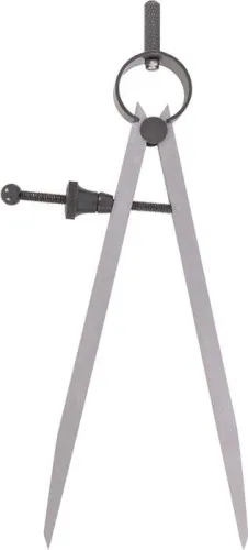 TECWERK Compas à ressort L 175 mm avec écrou de serrage rapide renforcé