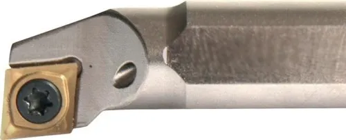 Barre de perçage Tecwerk A08F-SCLCR 06 droite nickelée avec refroidissement interne