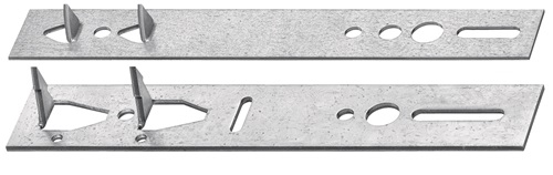Griffes de fixation SIMONSWERK Hessenkralle, L 140 mm × l 20 mm × ép. 1,25 mm, galvanisées — lot de 100 pièces