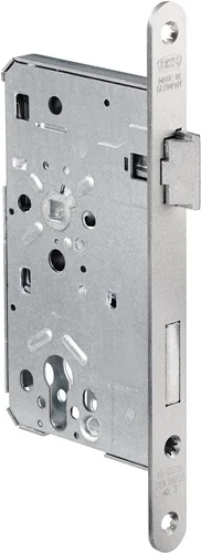 Serrure à encastrer BKS ZT 0515 PZ 24/60/72/8 mm DIN droite argent arrondi classe 3 - B-05150-19-R-1