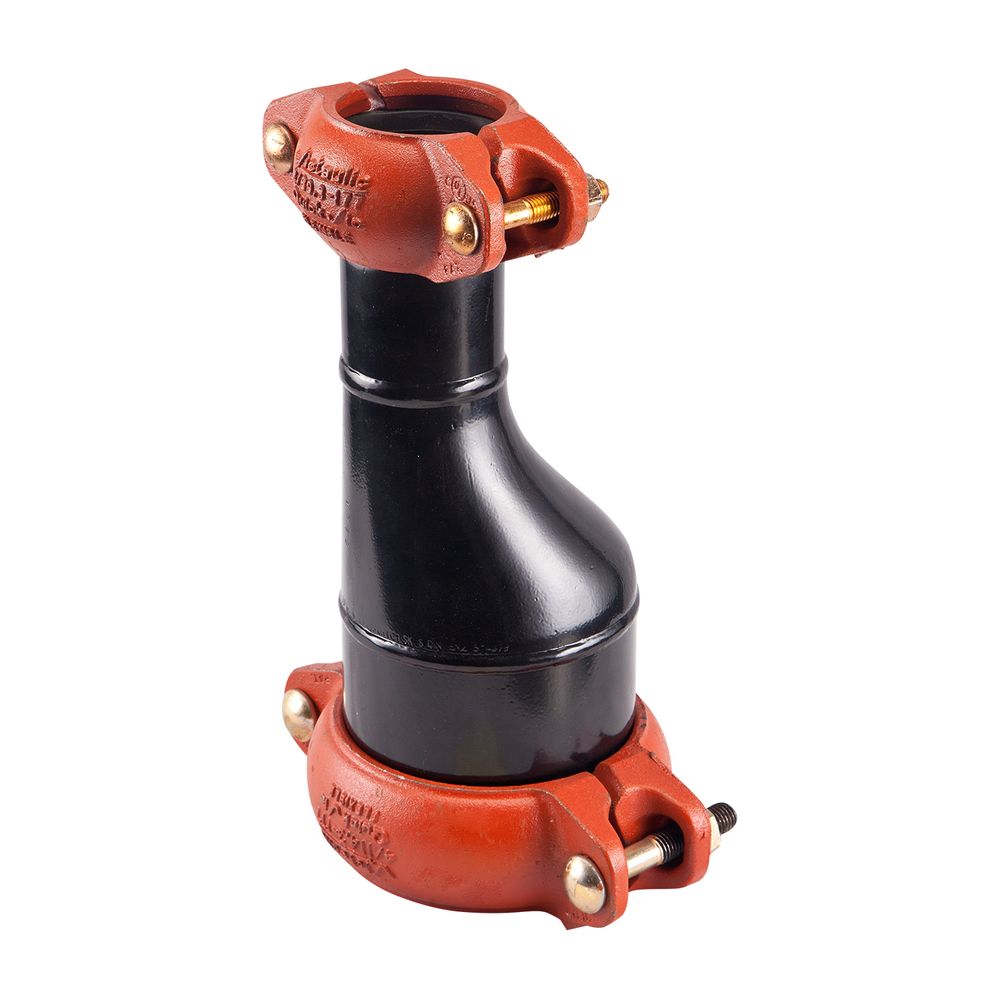 Raccord excentrique Glen Dimplex DDV 50 vers VTB 50, DN 100 x DN 50, avec adaptateurs Victaulic