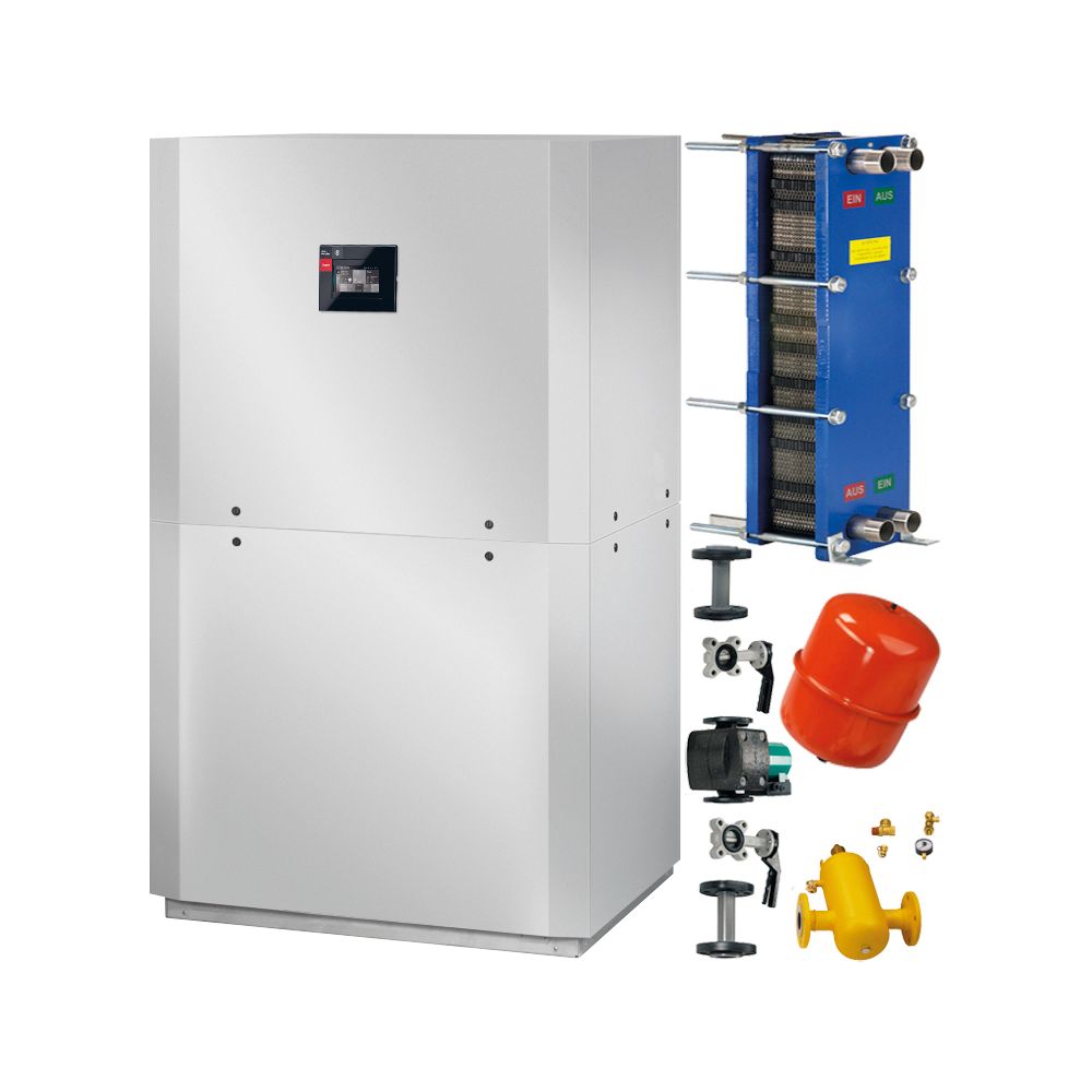 Pack chauffage Glen Dimplex WSIH 110TU, pompe à chaleur eau/eau avec échangeur de chaleur intermédiaire, R134a