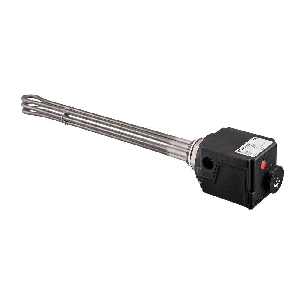 Élément chauffant vissable isolé Dimplex 2,5 kW, 1 1/2" filetage extérieur pour ballons d'eau chaude émaillés