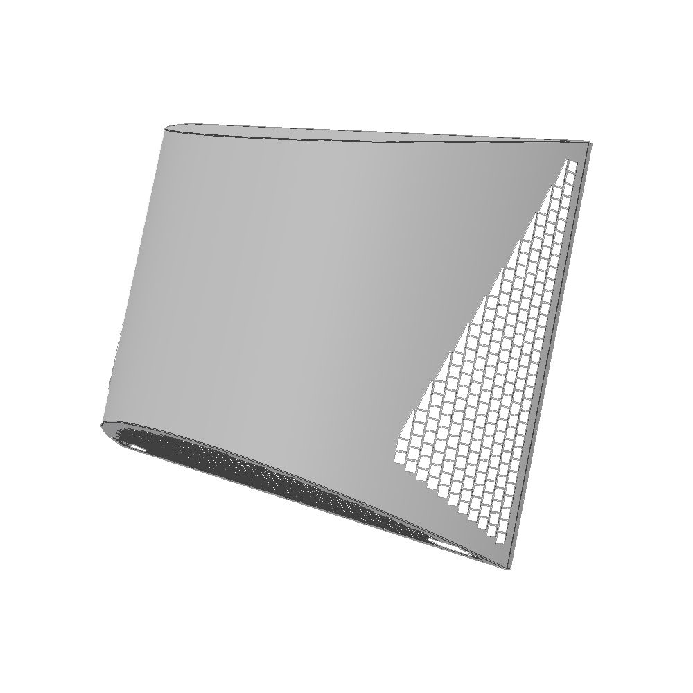 Carter de protection Glen Dimplex pour pompes à chaleur LA à TBS, 797x866x260mm, aluminium gris RAL 9007