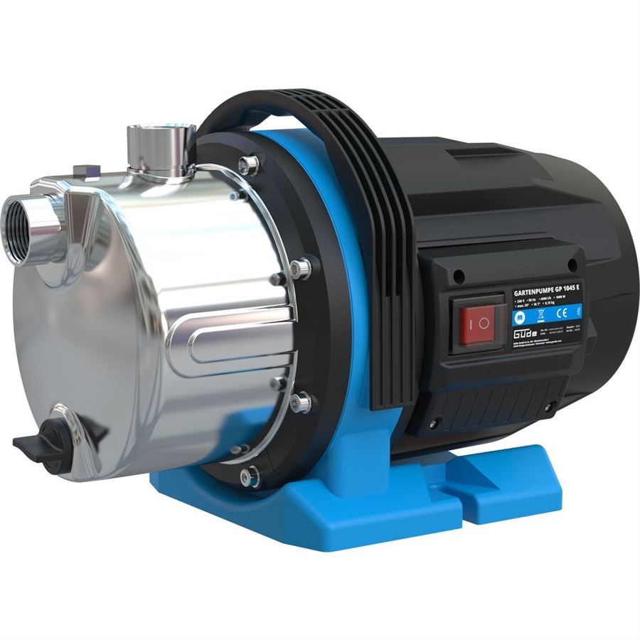 Pompe de jardin Güde GP 1045 E | 4500 l/h | Hauteur d'aspiration max. 8 m | 1000 W