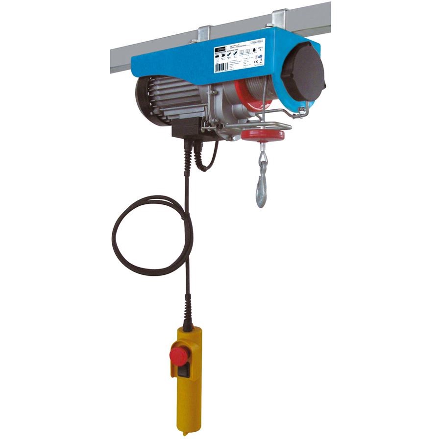 Güde Elektro-Seilzug GSZ 100/200 | 12 m câble | force de levage max. 100-200 kg | 450 W