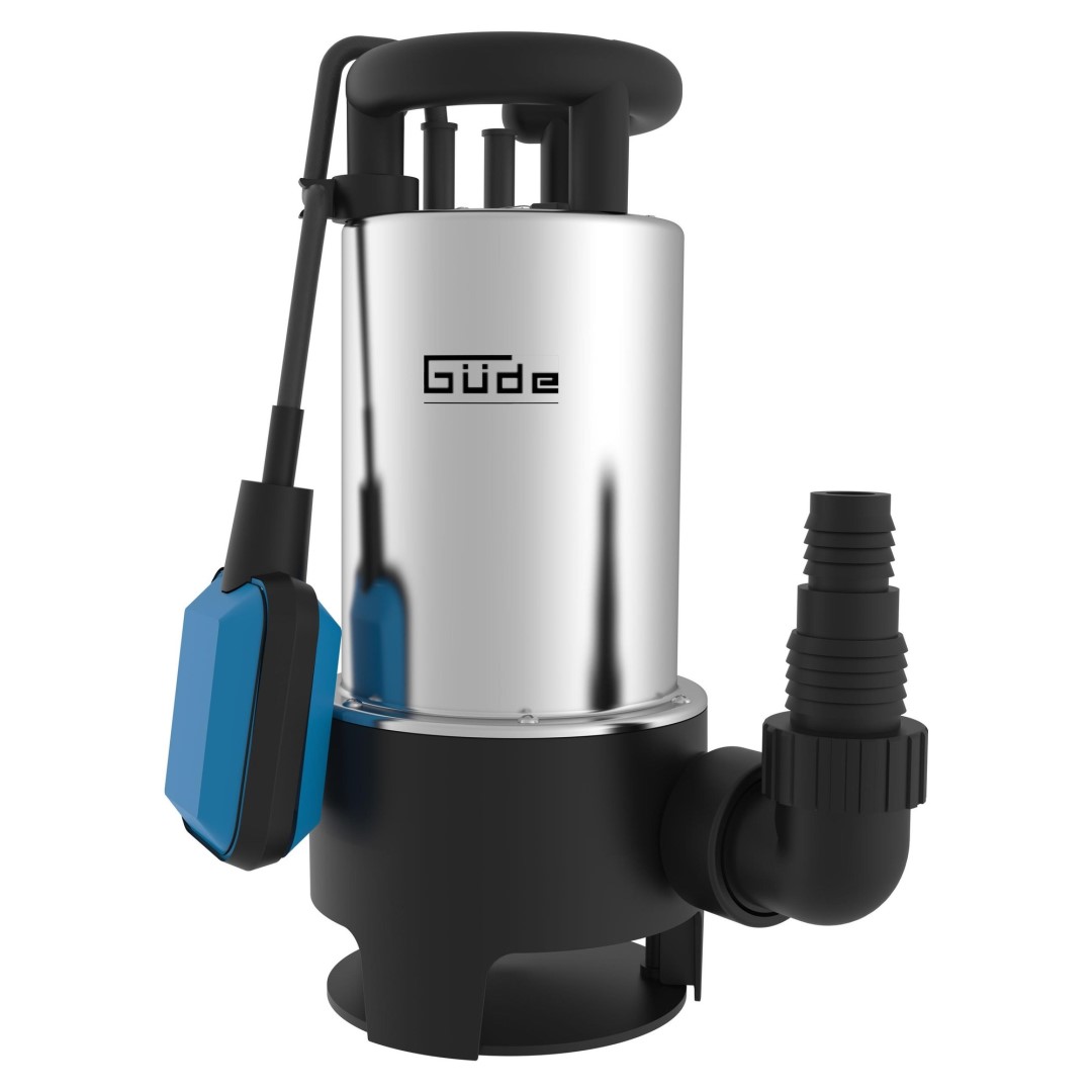 Pompe de relevage d'eaux usées GÜDE GS 1103 PI | 20 000 l/h | Hauteur manométrique 8 m | 1100 W