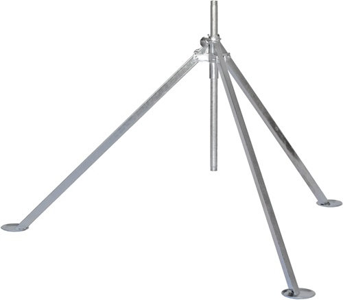 Trépied GEKA 2xG3/4" AG STA galvanisé avec plaques de sol - 57.5832.9