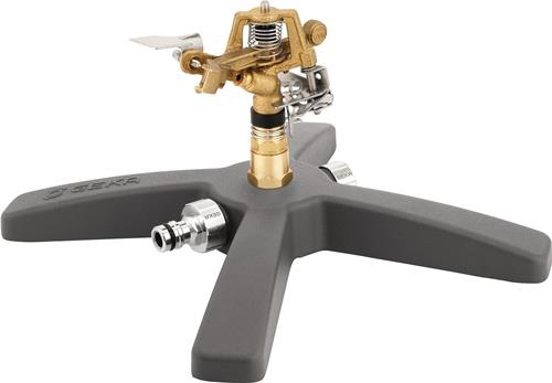 Arroseur circulaire et sectoriel V80B 531 m² système à emboîtement surface mate métal GEKA