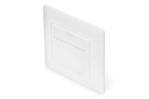 Digitus Plaque frontale et cadre d'encastrement pour modules multimédia / Keystone
