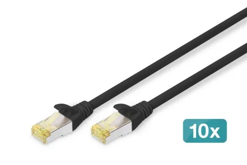 Câble de raccordement DIGITUS CAT 6A S/FTP DK-1644-A-005-BL-10