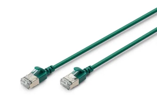 Digitus CAT 6A F-FTP Slim câble de raccordement, 5 m, Vert