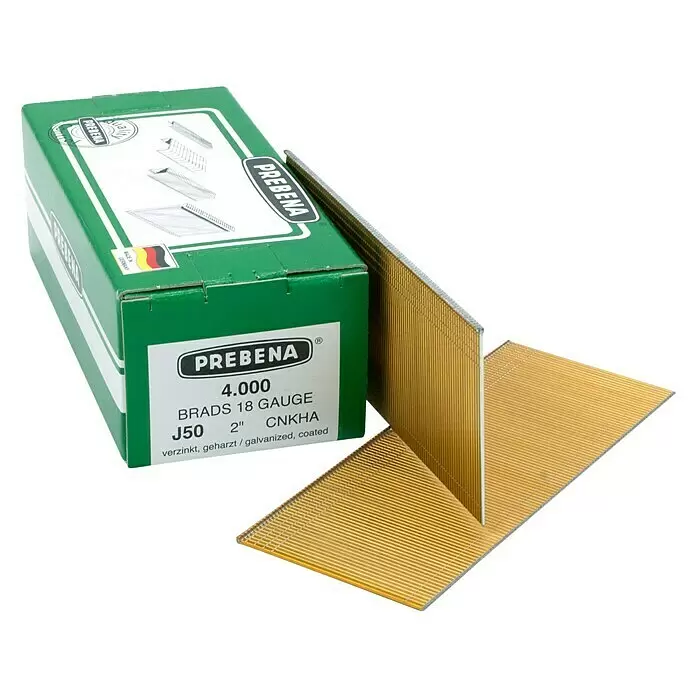 Prebena Clous à tête écrasée, 4000 pcs J50CNKHA — lot de 4000 pièces