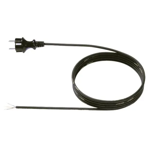 Câble d'alimentation H07RN-F 3G2,5 mm² - 3 m - Noir (Bachmann)