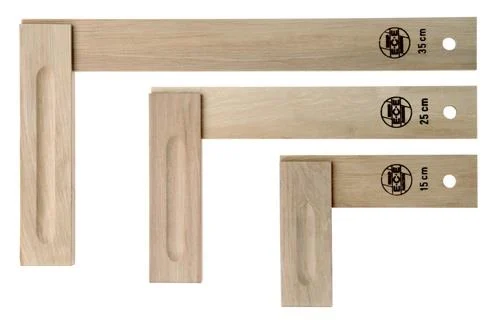 Équerre de menuisier 227, branche L.250mm sans onglet, branche courte 145mm ECE