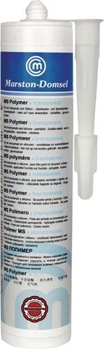 Mastic-colle et jointoiement MD-MS Polymer transparent 300 g Cartouche MARSTON