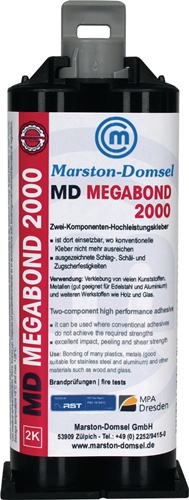 Marston MD-Megabond 2000 colle haute performance 2K 50 g double cartouche