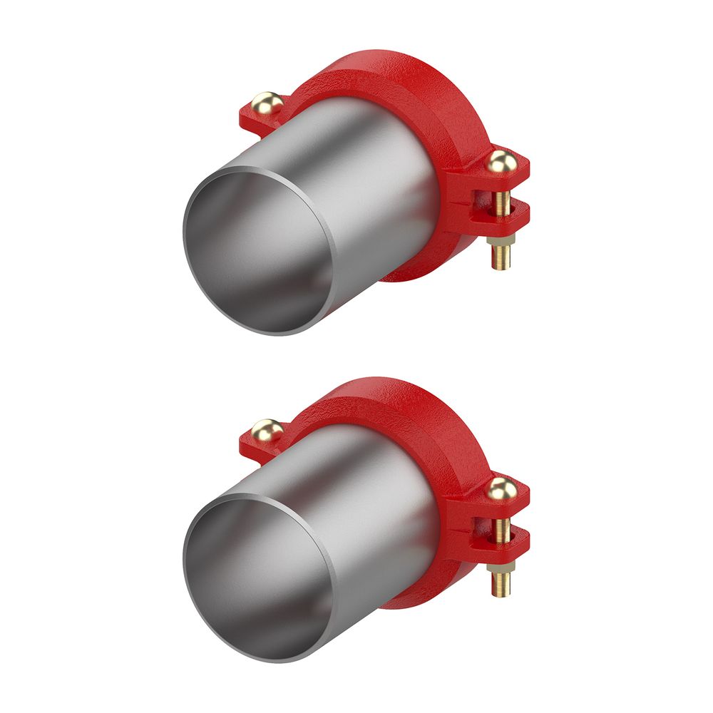 Flamco BigFixLock à souder DN 80/65, 88,9 mm x extrémité à souder 76,1 mm, transition pour système externe de générateur de chaleur