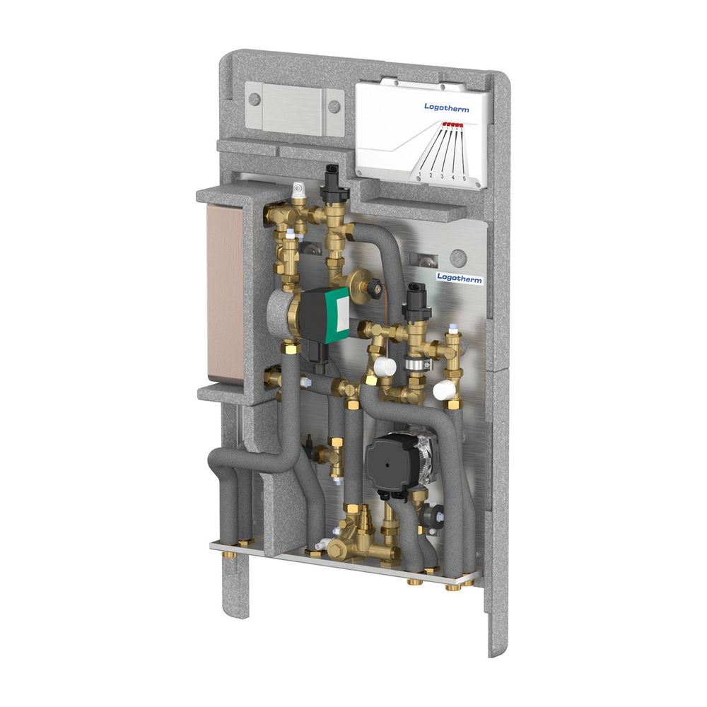 Flamco Logomatic G2 L-Line, circuit de chauffage mixte ou non mixte, DHWC-CU-S, TWZ, AP