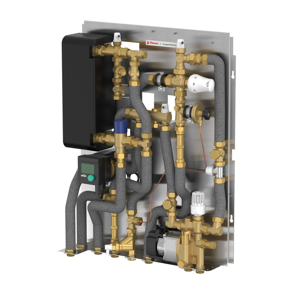 Flamco Station d'appartement Logothermic G 2", M-LINE MC-SX DHW-C