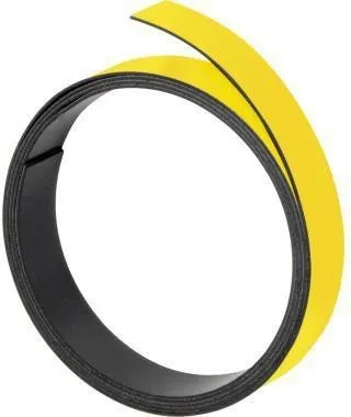 Bande magnétique Franken M803 04 15mmx1m 1mm jaune