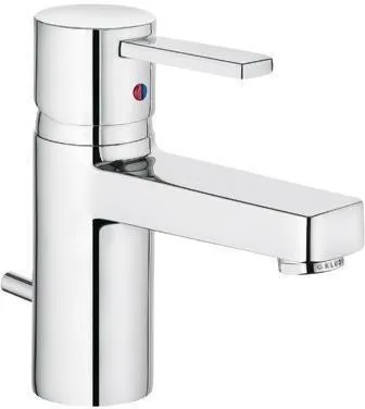 Mélangeur monocommande KLUDI ZENTA pour lavabo DN 15 avec bonde chromée