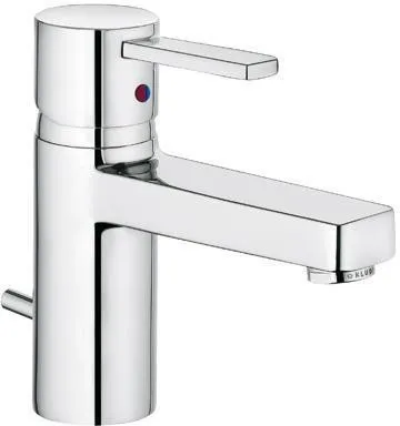 Robinetterie KLUDI ZENTA XL pour lavabo à levier unique DN 15, finition chromée, avec évacuation haute