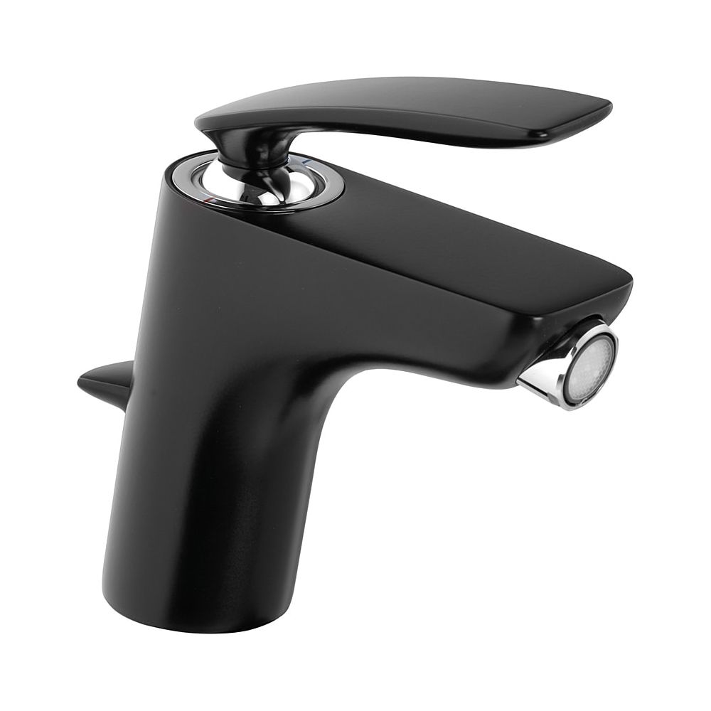 Mitigeur monocommande pour bidet KLUDI BALANCE, DN 15, noir mat/chrome